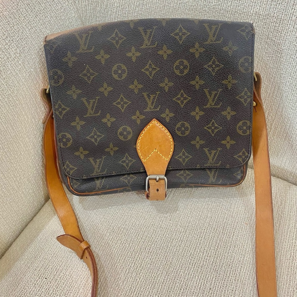 Louis Vuitton Monogram Crossbody Bag - Brown and Tan